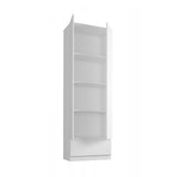 Moderner Kleiderschrank mit Schublade | 2-türiger Kleiderschrank Garderobenschrank | Platzsparender Schrank für Schlafzimmer, Ankleidezimmer, Flur, Kinderzimmer | 60x35x180 cm (BxTxH)