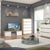 Moderner Kleiderschrank mit Schublade | 2-türiger Kleiderschrank Garderobenschrank | Platzsparender Schrank für Schlafzimmer, Ankleidezimmer, Flur, Kinderzimmer | 60x35x180 cm (BxTxH)