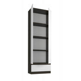 Moderner Kleiderschrank mit Schublade | 2-türiger Kleiderschrank Garderobenschrank | Platzsparender Schrank für Schlafzimmer, Ankleidezimmer, Flur, Kinderzimmer | 60x35x180 cm (BxTxH)
