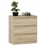 Kommode, Sideboard, Kommode mit Schubladen und optional Türen, Robuste laminierte Holzplatten mit PVC-Kanten