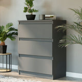 Kommode, Sideboard, Kommode mit Schubladen und optional Türen, Robuste laminierte Holzplatten mit PVC-Kanten