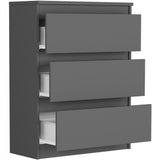 Kommode, Sideboard, Kommode mit Schubladen und optional Türen, Robuste laminierte Holzplatten mit PVC-Kanten