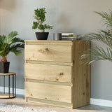 Kommode, Sideboard, Kommode mit Schubladen und optional Türen, Robuste laminierte Holzplatten mit PVC-Kanten