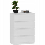 Kommode, Sideboard, Kommode mit Schubladen und optional Türen, Robuste laminierte Holzplatten mit PVC-Kanten