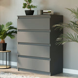 Kommode, Sideboard, Kommode mit Schubladen und optional Türen, Robuste laminierte Holzplatten mit PVC-Kanten