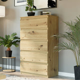 Kommode, Sideboard, Kommode mit Schubladen und optional Türen, Robuste laminierte Holzplatten mit PVC-Kanten