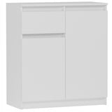 Kommode, Sideboard, Kommode mit Schubladen und optional Türen, Robuste laminierte Holzplatten mit PVC-Kanten