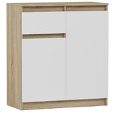 Kommode, Sideboard, Kommode mit Schubladen und optional Türen, Robuste laminierte Holzplatten mit PVC-Kanten