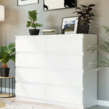 Kommode, Sideboard, Kommode mit Schubladen und optional Türen, Robuste laminierte Holzplatten mit PVC-Kanten