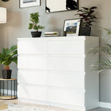 Kommode, Sideboard, Kommode mit Schubladen und optional Türen, Robuste laminierte Holzplatten mit PVC-Kanten