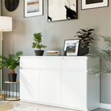 Kommode, Sideboard, Kommode mit Schubladen und optional Türen, Robuste laminierte Holzplatten mit PVC-Kanten