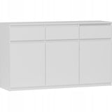 Kommode, Sideboard, Kommode mit Schubladen und optional Türen, Robuste laminierte Holzplatten mit PVC-Kanten