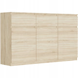 Kommode, Sideboard, Kommode mit Schubladen und optional Türen, Robuste laminierte Holzplatten mit PVC-Kanten