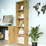 Regal 40 & 80 cm Breite, Bücherregal, Holzregal | Mit 4 Ablagen | Funktional & Modern