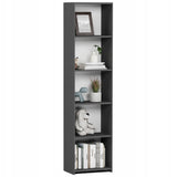 Regal 40 & 80 cm Breite, Bücherregal, Holzregal | Mit 4 Ablagen | Funktional & Modern