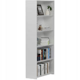 Regal 40 & 80 cm Breite, Bücherregal, Holzregal | Mit 4 Ablagen | Funktional & Modern