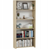 Regal 40 & 80 cm Breite, Bücherregal, Holzregal | Mit 4 Ablagen | Funktional & Modern