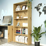 Regal 40 & 80 cm Breite, Bücherregal, Holzregal | Mit 4 Ablagen | Funktional & Modern