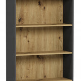 Regal 40 & 80 cm Breite, Bücherregal, Holzregal | Mit 4 Ablagen | Funktional & Modern