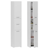 Badezimmerschrank, Badschrank, Badregal | 3 Türen 5 Einlegeböden & 2 Türen 5 Einlegeböden | Funktional & langlebig | 30x30x170 cm (BxTxH)