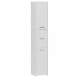 Badezimmerschrank, Badschrank, Badregal | 3 Türen 5 Einlegeböden & 2 Türen 5 Einlegeböden | Funktional & langlebig | 30x30x170 cm (BxTxH)