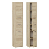 Badezimmerschrank, Badschrank, Badregal | 3 Türen 5 Einlegeböden & 2 Türen 5 Einlegeböden | Funktional & langlebig | 30x30x170 cm (BxTxH)