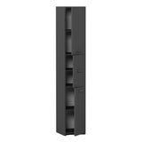 Badezimmerschrank, Badschrank, Badregal | 3 Türen 5 Einlegeböden & 2 Türen 5 Einlegeböden | Funktional & langlebig | 30x30x170 cm (BxTxH)