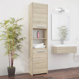 Badezimmerschrank, Badschrank, Badregal | 3 Türen 5 Einlegeböden & 2 Türen 5 Einlegeböden | Funktional & langlebig | 30x30x170 cm (BxTxH)