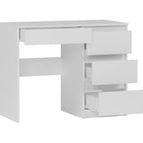 Kleiner Schreibtisch, Computertisch, Schreibtisch mit Schubladen | 4 Schubladen | 96x50x76 cm (BxTxH)