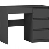 Kleiner Schreibtisch, Computertisch, Schreibtisch mit Schubladen | 4 Schubladen | 96x50x76 cm (BxTxH)