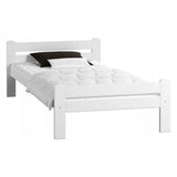 Bett, Bettrahmen, Einzelbett, Holzbett | Massivholz Kiefer | Stabil & Langlebig | erhältlich in 90x200, 120x200, 140x200 und 160x200 cm