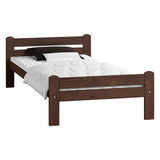 Bett, Bettrahmen, Einzelbett, Holzbett | Massivholz Kiefer | Stabil & Langlebig | erhältlich in 90x200, 120x200, 140x200 und 160x200 cm