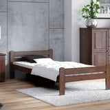 Bett, Bettrahmen, Einzelbett, Holzbett | Massivholz Kiefer | Stabil & Langlebig | erhältlich in 90x200, 120x200, 140x200 und 160x200 cm