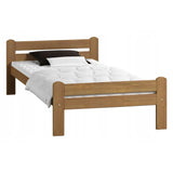 Bett, Bettrahmen, Einzelbett, Holzbett | Massivholz Kiefer | Stabil & Langlebig | erhältlich in 90x200, 120x200, 140x200 und 160x200 cm