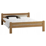 Bett, Bettrahmen, Einzelbett, Holzbett | Massivholz Kiefer | Stabil & Langlebig | erhältlich in 90x200, 120x200, 140x200 und 160x200 cm