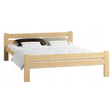 Bett, Bettrahmen, Einzelbett, Holzbett | Massivholz Kiefer | Stabil & Langlebig | erhältlich in 90x200, 120x200, 140x200 und 160x200 cm