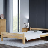 Bett, Bettrahmen, Einzelbett, Holzbett | Massivholz Kiefer | Stabil & Langlebig | erhältlich in 90x200, 120x200, 140x200 und 160x200 cm