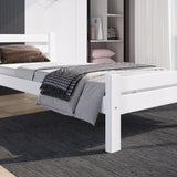 Bett, Bettrahmen, Einzelbett, Holzbett | Massives Kiefernholz | Stabil & Langlebig | 72 cm hoch | Erhältlich in 90x200, 120x200, 140x200 und 160x200 cm