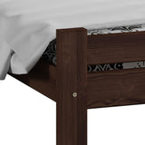 Bett, Bettrahmen, Einzelbett, Holzbett | Massives Kiefernholz | Stabil & Langlebig | 72 cm hoch | Erhältlich in 90x200, 120x200, 140x200 und 160x200 cm
