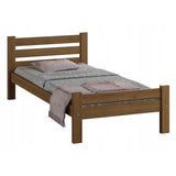 Bett, Bettrahmen, Einzelbett, Holzbett | Massives Kiefernholz | Stabil & Langlebig | 72 cm hoch | Erhältlich in 90x200, 120x200, 140x200 und 160x200 cm