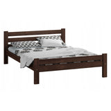 Bett, Bettrahmen, Einzelbett, Holzbett | Massives Kiefernholz | Stabil & Langlebig | 72 cm hoch | Erhältlich in 90x200, 120x200, 140x200 und 160x200 cm