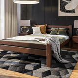 Bett, Bettrahmen, Einzelbett, Holzbett | Massives Kiefernholz | Stabil & Langlebig | 72 cm hoch | Erhältlich in 90x200, 120x200, 140x200 und 160x200 cm