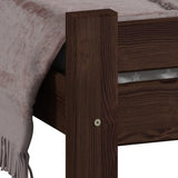 Bett, Bettrahmen, Einzelbett, Holzbett | Massives Kiefernholz | Stabil & Langlebig | 72 cm hoch | Erhältlich in 90x200, 120x200, 140x200 und 160x200 cm