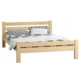 Bett, Bettrahmen, Einzelbett, Holzbett | Massives Kiefernholz | Stabil & Langlebig | 72 cm hoch | Erhältlich in 90x200, 120x200, 140x200 und 160x200 cm