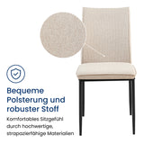 Esszimmerset mit 4 Stühlen Tisch Küchentisch & Esszimmerstühle 4er set Esszimmertisch | moderne Essgruppe | Maße Tisch: 140x80 cm | Set Esstisch + 4 Stühle
