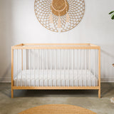 Lit bébé lit bébé 60x120 | Barreaux de 70 x 140 cm réglables en hauteur et amovibles, en option avec tiroir et matelas | Bois de hêtre blanc ou naturel très stable Fabriqué en Europe