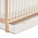 Lit bébé lit bébé 60x120 | Barreaux de 70 x 140 cm réglables en hauteur et amovibles, en option avec tiroir et matelas | Bois de hêtre blanc ou naturel très stable Fabriqué en Europe