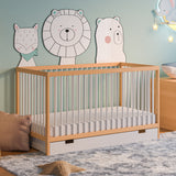 Lit bébé lit bébé 60x120 | Barreaux de 70 x 140 cm réglables en hauteur et amovibles, en option avec tiroir et matelas | Bois de hêtre blanc ou naturel très stable Fabriqué en Europe