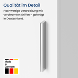 Badezimmerschrank Hochschrank Badschrank mit Türen und 6 Fächern , Badezimmer Aufbewahrung, Mehrzweckschrank für Bad, Keller & Hauswirtschaftsraum | Weiß