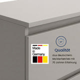Kommode mit 4 Schubladen 76 & 80 cm Breite Kommode schmal Holz Schrank Kommode mit Schubladen Sideboard Highboard Anrichte Schlafzimmer Wohnzimmer Flur Büro Organizer